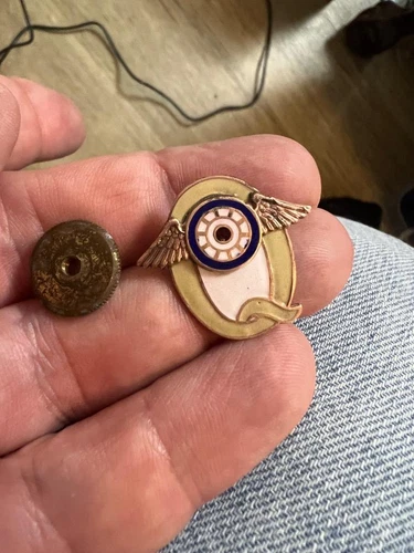 Rare Military "Q" School Pilot Special Forces Wing Pin Flying Tiger WW2 (B2024B)