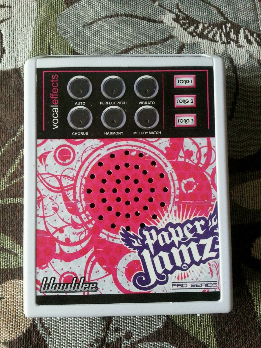 WowWee Paper Jamz Pro Series in white Microphone Mic Effects