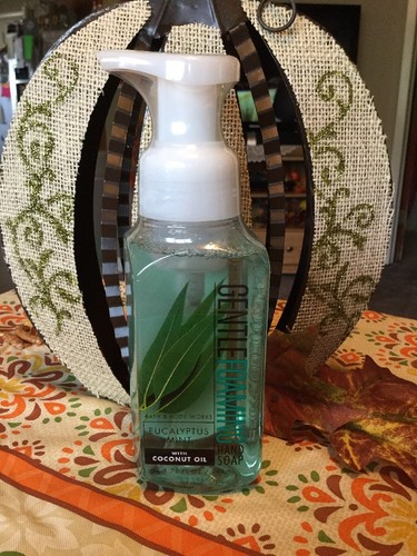 bath and body foaming hand soap eucalyptus mintwith coconut oil