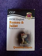 GCSE Grade 9-1 English Shakespeare -Romeo and Juliet Revision Question Cards CGP