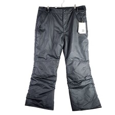 Mens All In Motion Black Snow Pants Ski Winter Boot Cut Reinforced Size XL