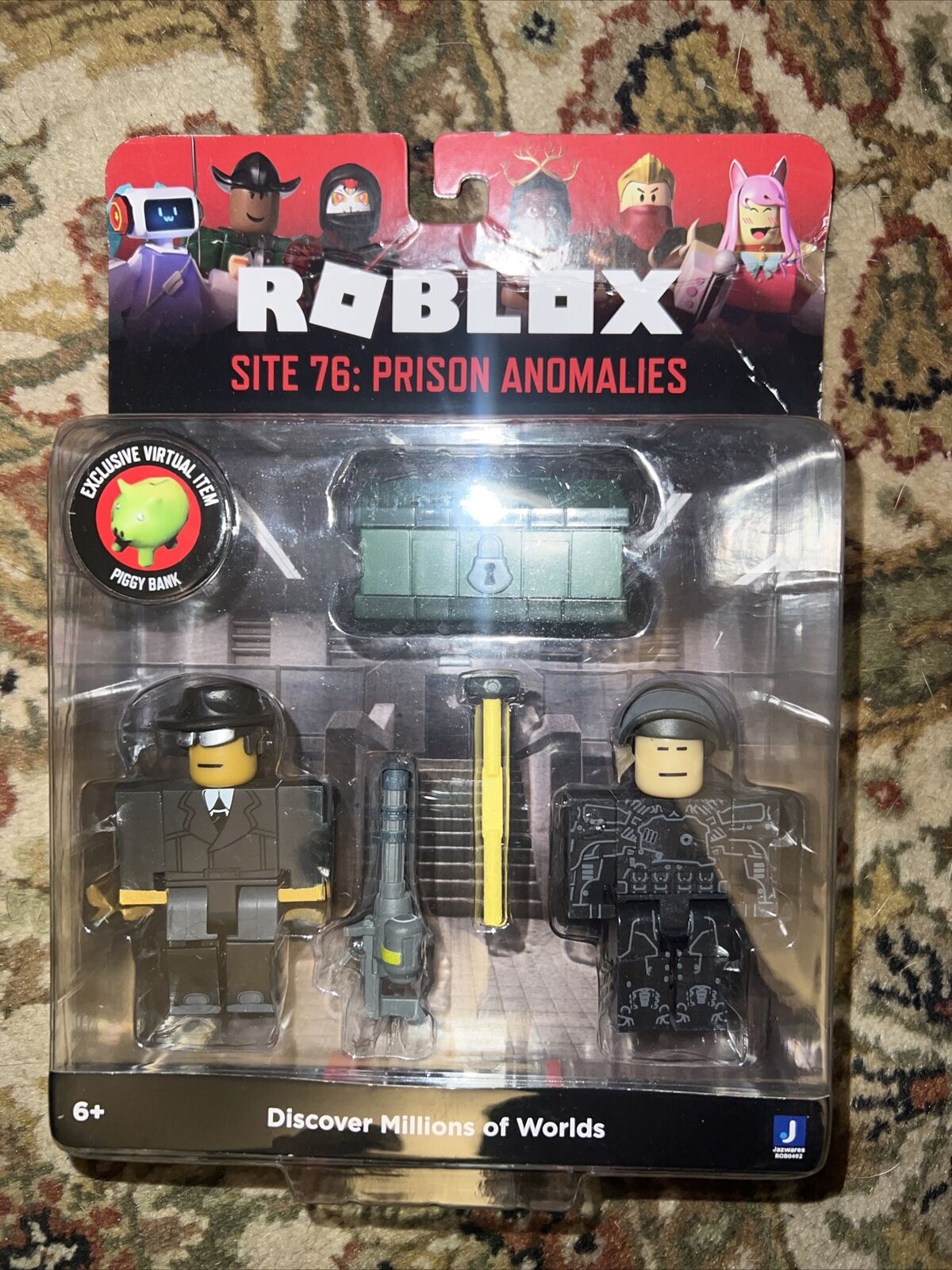 Roblox Series 8 Site 76 Prisoner Unused Code Figure NEW