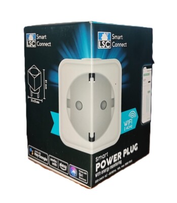 LSC Smart Connect - 1x WLAN Smart Steckdose Set Alexa Google Home Energiemonitor
