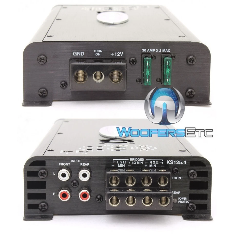 AMPLIFICADOR ALTAVOCES MOTO ARC AUDIO KS 125.4 MINI 4 CANALES 500W RMS NUEVO Foto 3 de 4