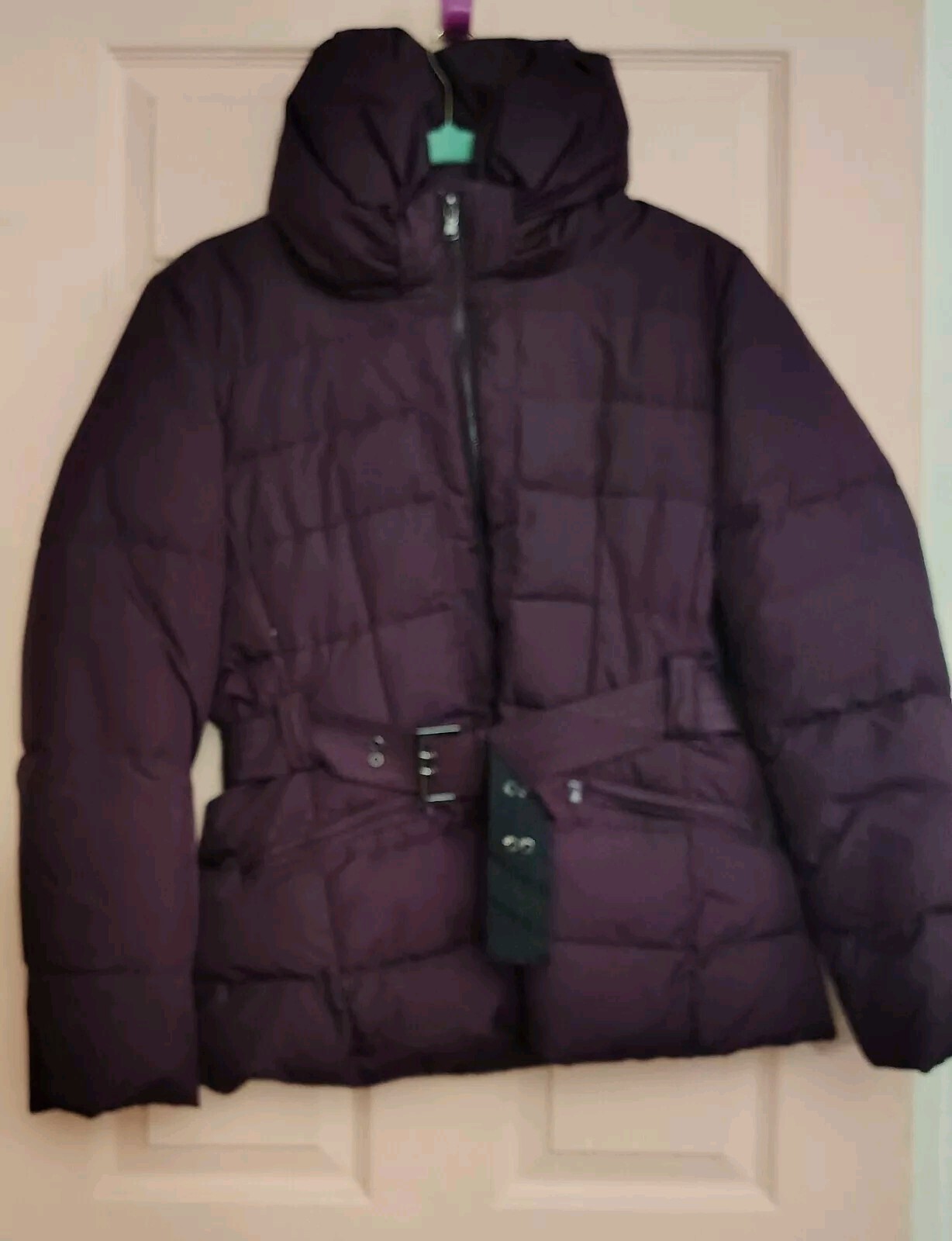 Covington Purple Medium 💯% Polyester Winter Coat - image 1