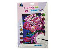 Wizardi Roses Paint by Numbers Kit F07M1-6-Flower