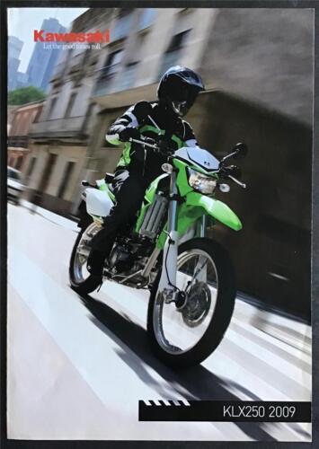 Kawasaki KLX250 Motorrad Verkaufsbroschüre für 2009 #99941-2394 - Bild 1 von 2