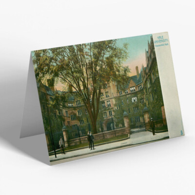 GRÜSSKARTE - Vintage Connecticut USA - Yale University. Vanderbilt Hall