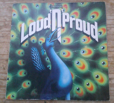 NAZARETH ''LOUD AND PROUD'' ORIG 1973 UK VINYL LP CREST4 A3 / B1