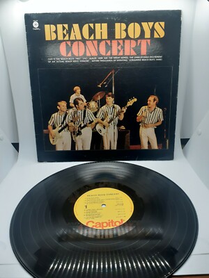 The Beach Boys ''Concert'' 12'' Vinyl LP SM-2198 Capitol Records Yellow Label 