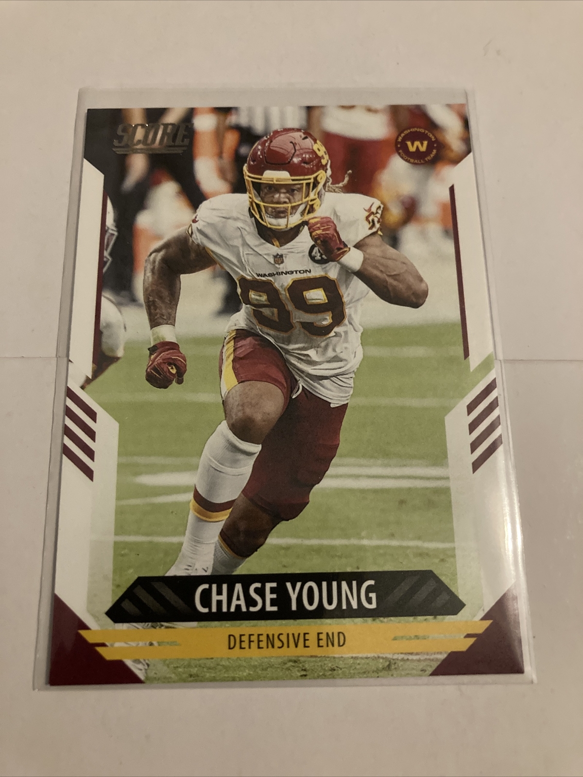 2021 PANINI SCORE #83 Chase Young Washington Football Team | eBay