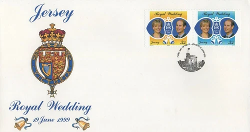 JERSEY ROYAL WEDDING 19th JUNE 1999 FIRST DAY COVER