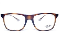 NEW Ray Ban RB7054 5365 Unisex Matte Havana Square Eyeglasses Frames 51/17 140