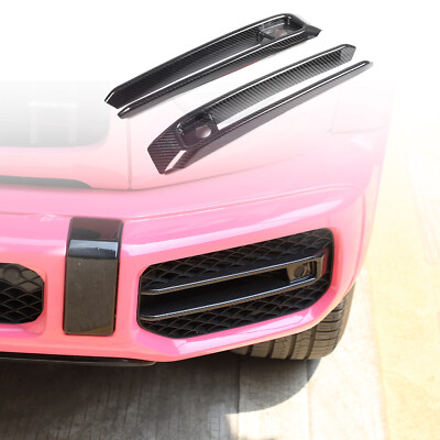 Real Dry Carbon Front Bumper Fog Lamp Cover For G-Class W463A W464 G63 AMG 19-23