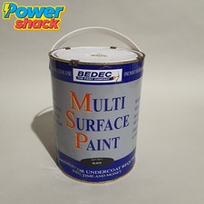 Bedec Multi Surface Paint - Soft Matt Black - 5 Litre