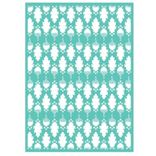 Cricut Cuttlebug Embossing Folder 5"x7" Oak 2002775 Nature Tree Leaves - Image 1 of 1