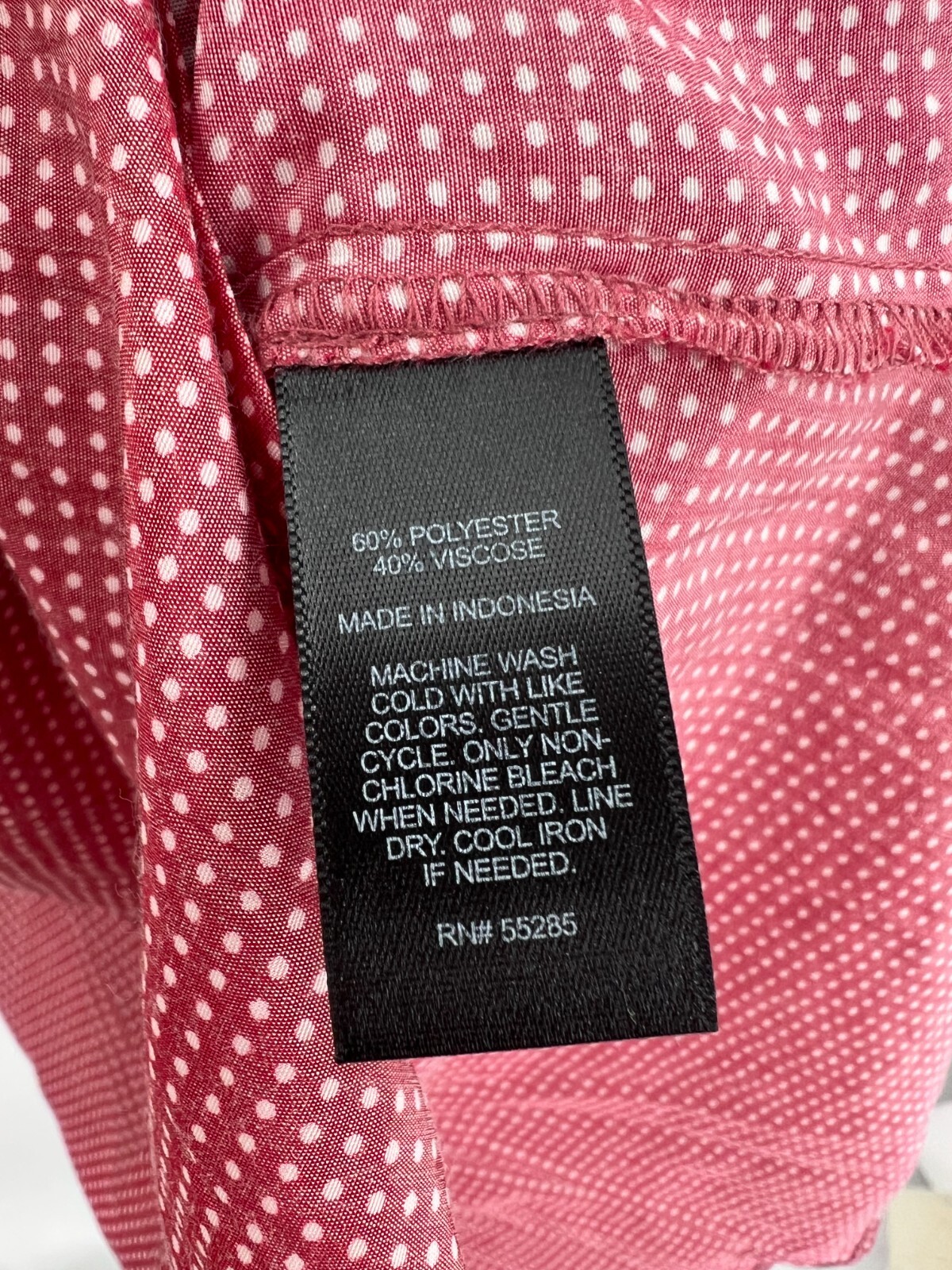 Express Viscose Button-Down Collared Polka Dot Bl… - image 10