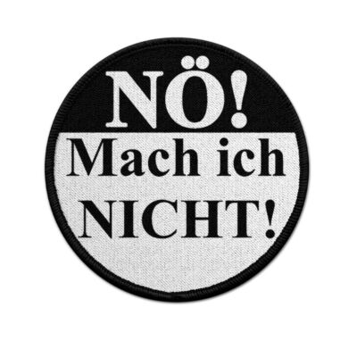 Patch NOE! I don't! Say No Don't Goat Pleasure Work Patch #38719