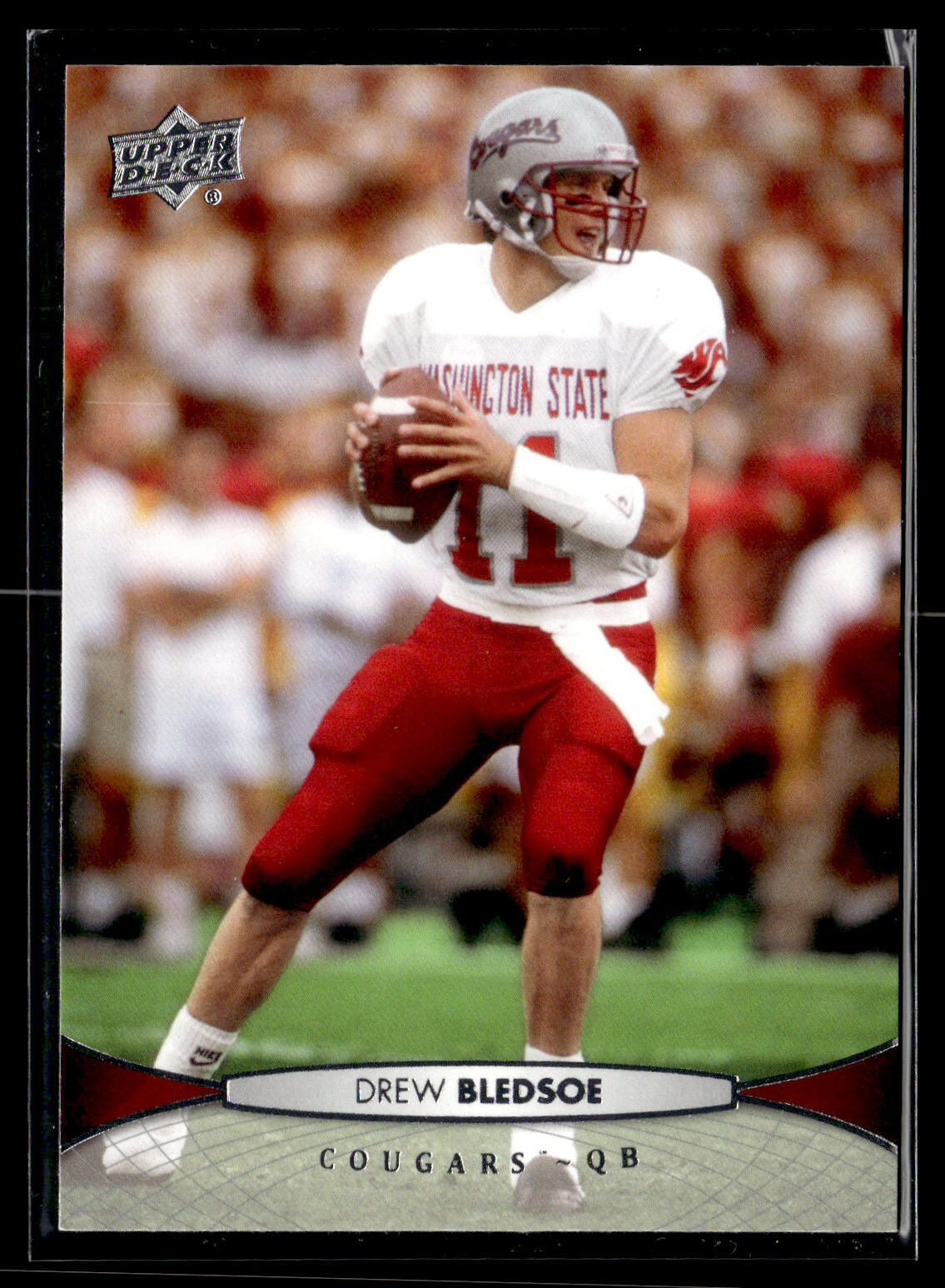 2012 Upper Deck Drew Bledsoe 17 Washington State Cougars