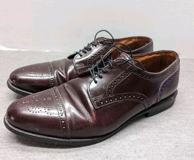 Allen Edmonds Sanford Cap Toe Oxfords Brown Sz 10 D s-l400.jpg main image 4