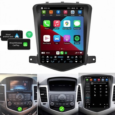 Android 16 Apple Carplay GPS NAVI Car Radio Stereo 64G For Chevy Cruze 2009-2015