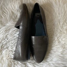 Camper Damen Slipper Ballerinas Gr 39 Graugrün Neu