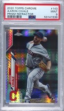 2020 Topps Chrome Prism Refractor Aaron Civale #143 Rookie RC 8d2