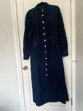 Brand new dark blue denim dress