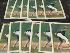 Lot Of (12) RICKEY HENDERSON 1990 Bowman Baseball Cards #457 MINT HOF Oakland A'