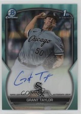 2023 Bowman Draft Chrome Prospect Aqua Lava Refractor /199 Grant Taylor Auto 7s2