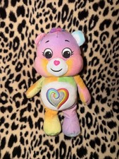 Care Bears Togetherness Bear Plush Toy with Care Coin - Multicolor 22077