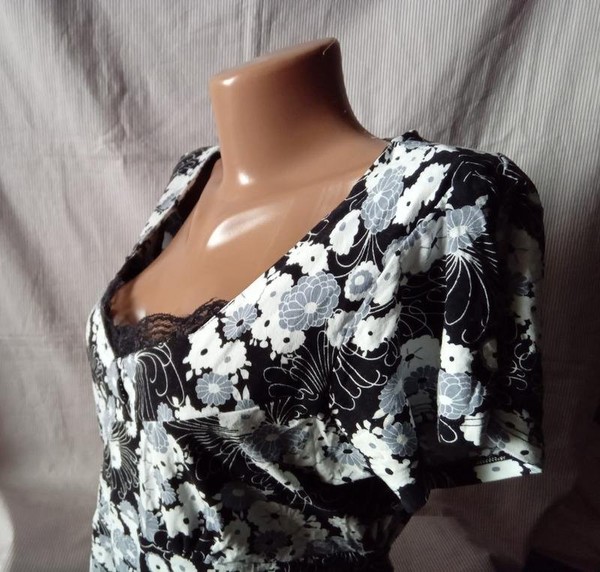 Women Etam Shirt Black Viscose 42 / XL / 50