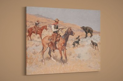 Frederic Remington - His Last Stand - Art Print on Paper or Canvas