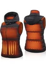 Women's Heated Vest with Battery Pack Included 16000mAh/7.4V