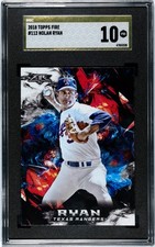 2018 Topps Fire #112 Nolan Ryan SGC 10 PRISTINE GOLD LABEL