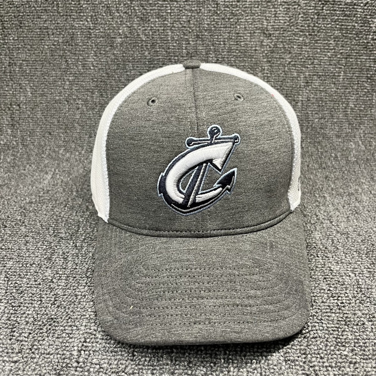 Columbus Clippers '47 Brand MVP Trucker Hat Gray White MiLB Kids 5 Adjustable