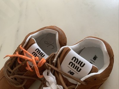 Miu Miu New Balance 530 Brown Suede Womens Size 40 Shoes | eBay