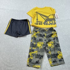 Carter Just One You 3 pcs Pajama Set Baby Boy  s 12 Months Construction Trucks