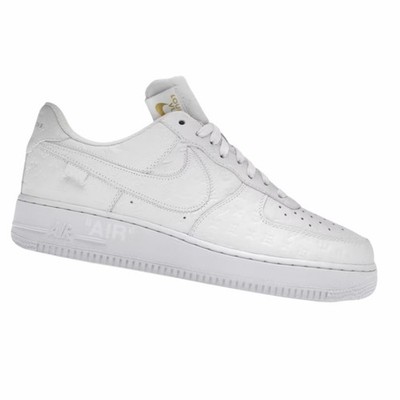 Louis Vuitton X Air Force 1 Low Off-White  Triple White  Size 11 NEW IN BOX Rare