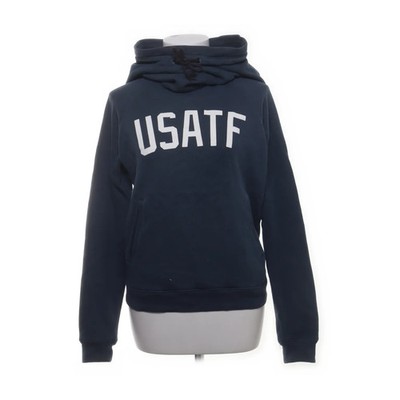 Nike, Kapuzenpullover, Größe: S, Blau, Baumwolle/Polyester, Print, Damen #bmb