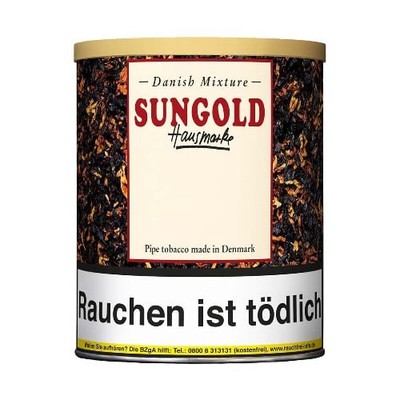 Pfeifentabak Danish Mixture Sungold Hausmarke 200 Gramm