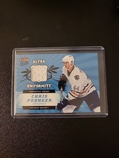 2006-07 NHL Fleer Ultra Uniformity Chris Pronger Game Used Jersey Card