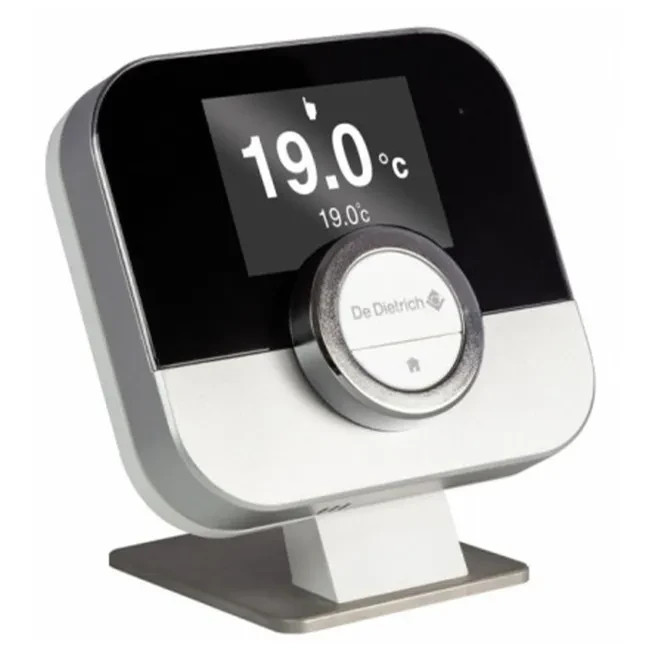 Thermostat d'ambiance connecté sans fil De Dietrich AD342 pour chaudière gaz