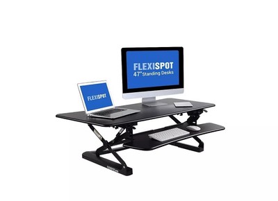 Flexispot 47'' Sit-Stand Desk Converter Black (M3B) M3B-E-US