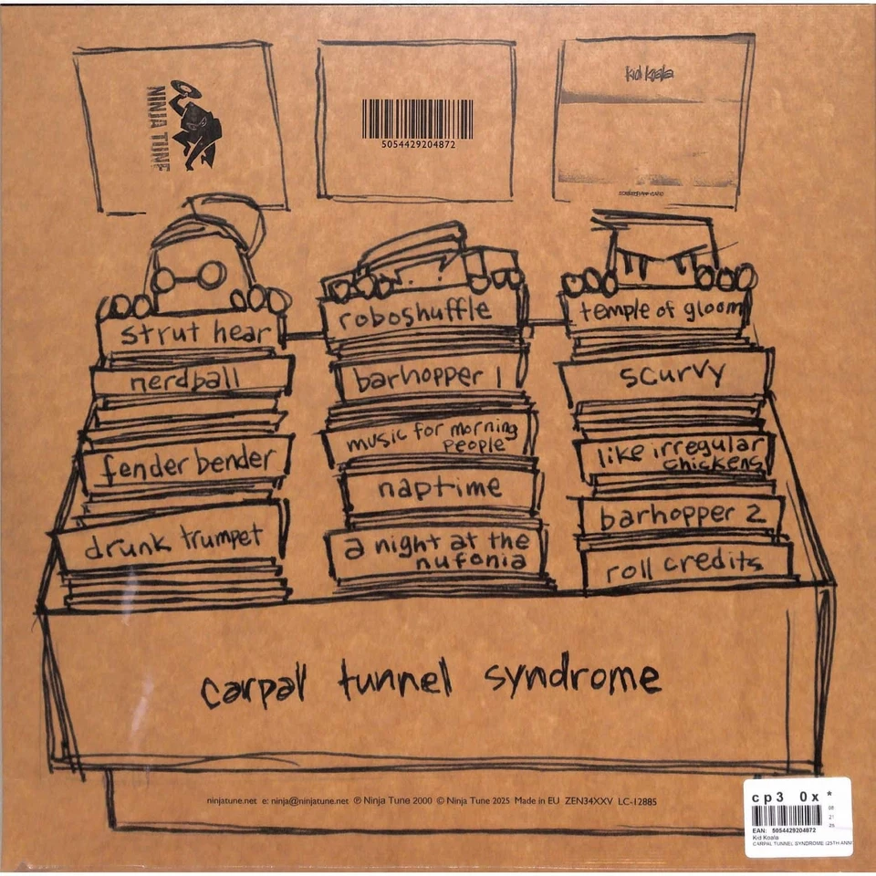 Kid Koala / CARPAL TUNNEL SYNDROME (25TH ANNIVERSARY EDITION) (COL LP + FLEXI D - Bild 2 von 2