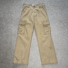 Vtg Levi's Cargo Pants Men's 32x34 Loose Straight Beige Baggy Skate Y2K Cotton