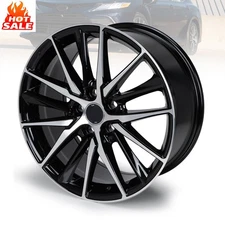 18" x 8" Machined Black Replacement Wheel For Toyota Camry 2021-2023 Rim 95093