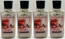 4 Bath  Body Works COUNTRY APPLE 24 Hr Moisture Lotion Coconut Oil FOUR Bottles