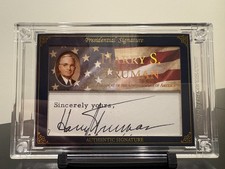 RARE 2025 POTUS A Word From The President - Harry Truman - Signature 07/12 - SSP