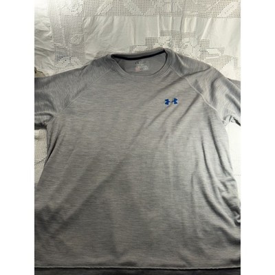 Under Armour Mens HeatGear Loose Fit Training Shirt Grey Space Dye Heather LG